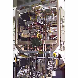 Photo of the FPA Box centeral section showing wave guides