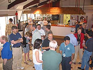 Celetration after WMAP has completed one full scan of the sky as of April 1, 2002.